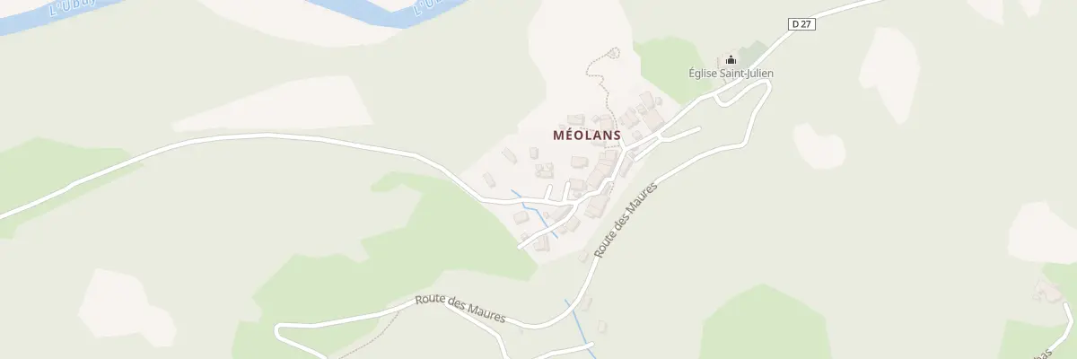 Plan du 5284 Le Village à Méolans-Revel