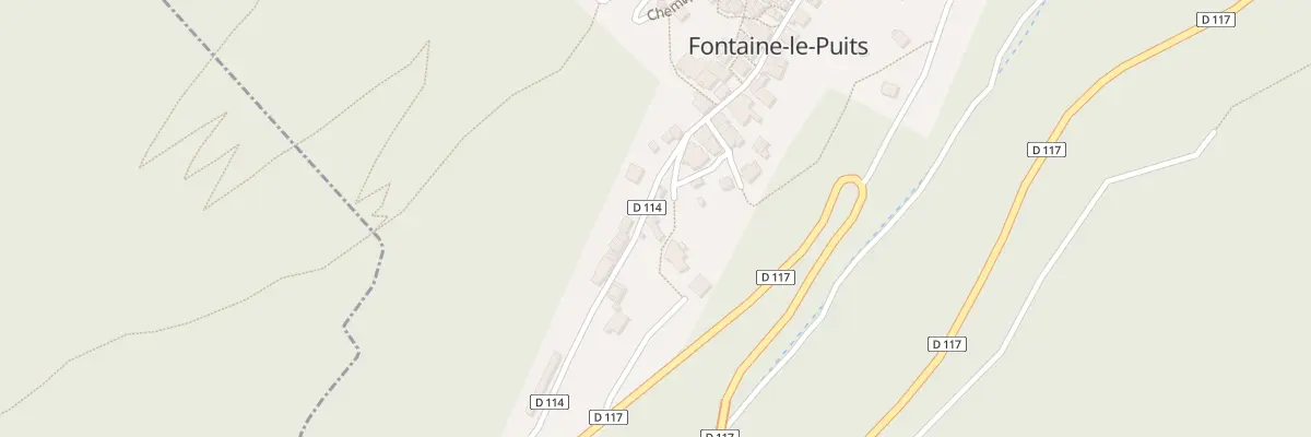 Plan du 5067 Le Chef Lieu à Salins-Fontaine