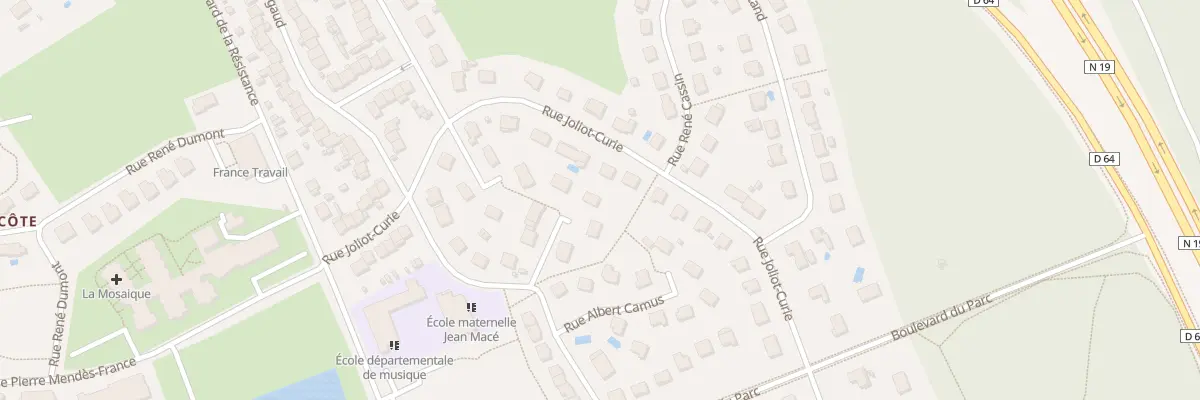 Plan du 10 Rue Doc Bertrand à Lure