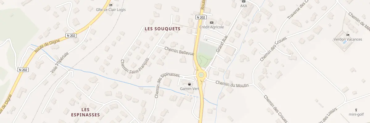 Plan du 7027 Les Souquets à Saint-André-les-Alpes