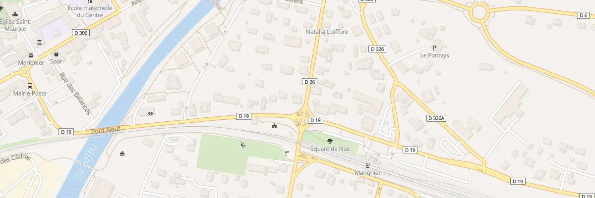 Plan du 25 Av du Vieux Pont à Marignier