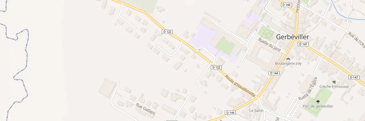 Plan du 4 Rue du Madru à Gerbéviller