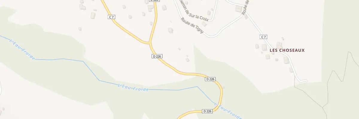 Plan du 1436 Rte des Boussages à Onnion