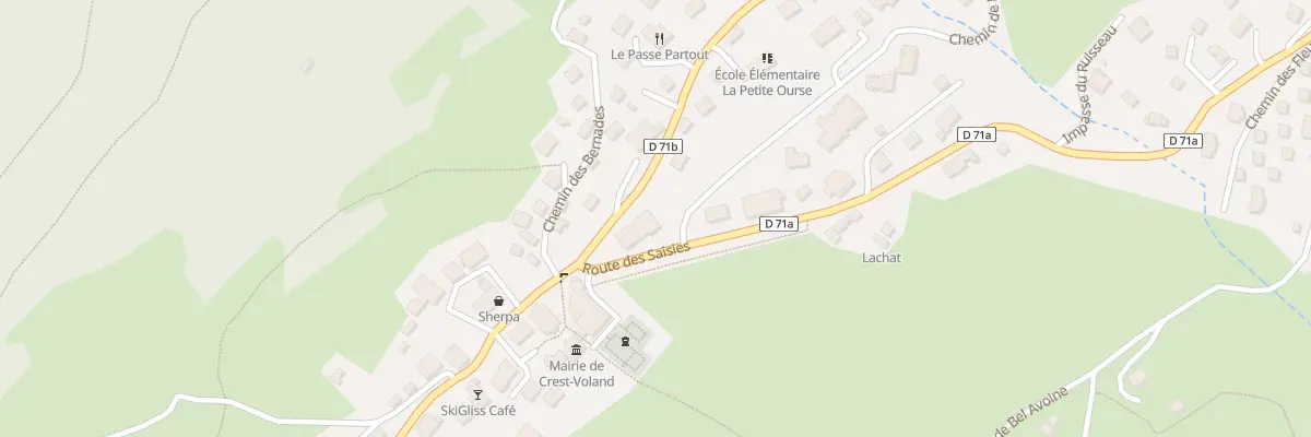 Plan du 37 Rte des Saisies à Crest-Voland
