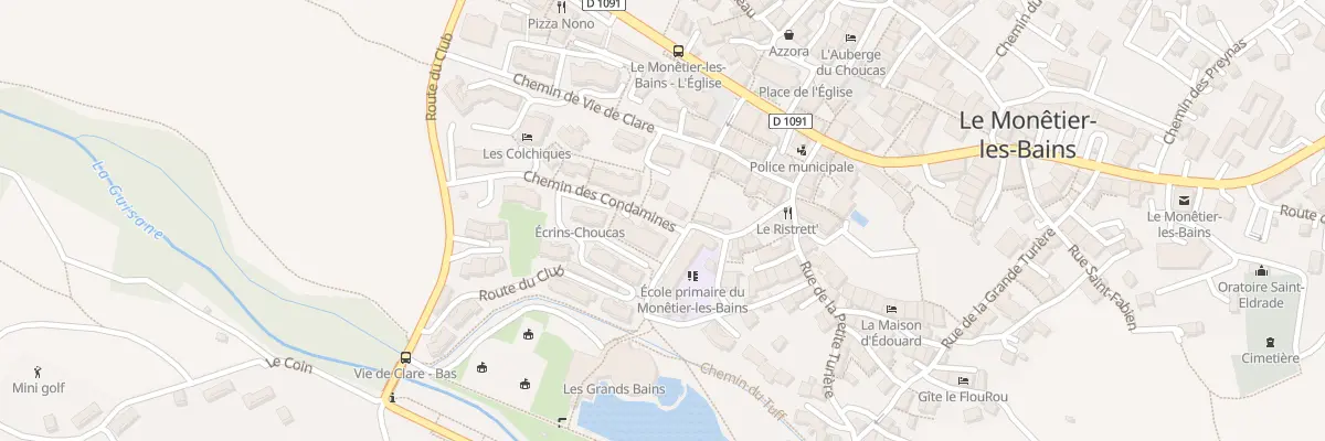 Plan du 150 Rue de l’Ecole au Monêtier-les-Bains