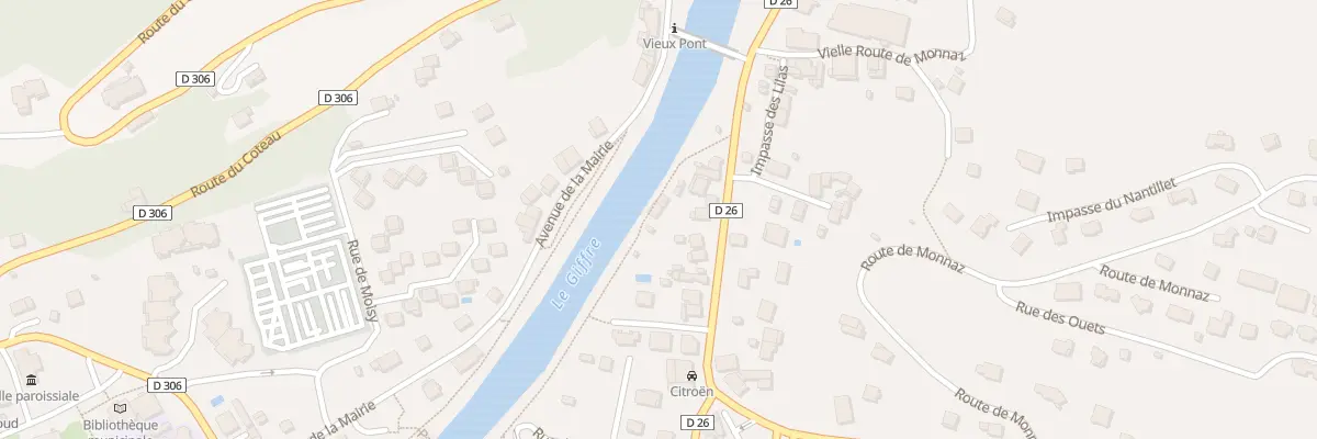 Plan du 391 Av du Vieux Pont à Marignier