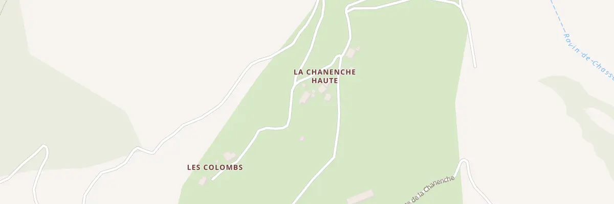 Plan du 2400A Rte de la Chanenche à Méolans-Revel