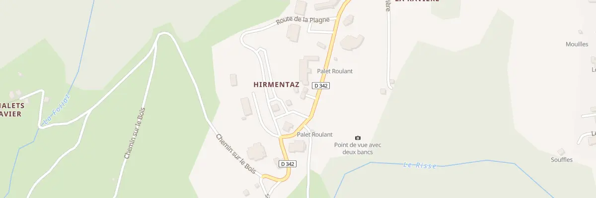 Plan du 1316 Rte d’Hirmentaz à Bellevaux