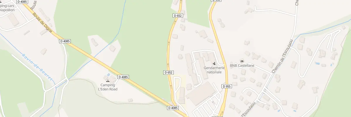 Plan du 7407 La Cebiere à Castellane