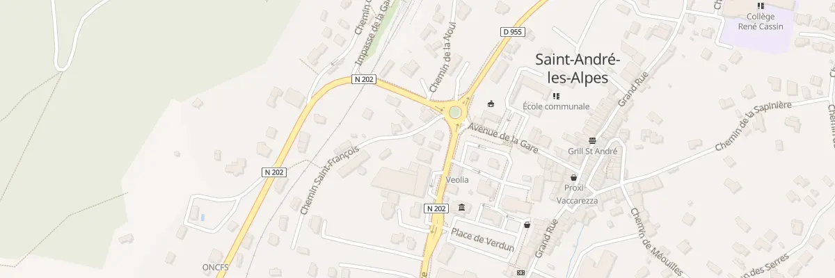 Plan du 5290 Les Souquets à Saint-André-les-Alpes
