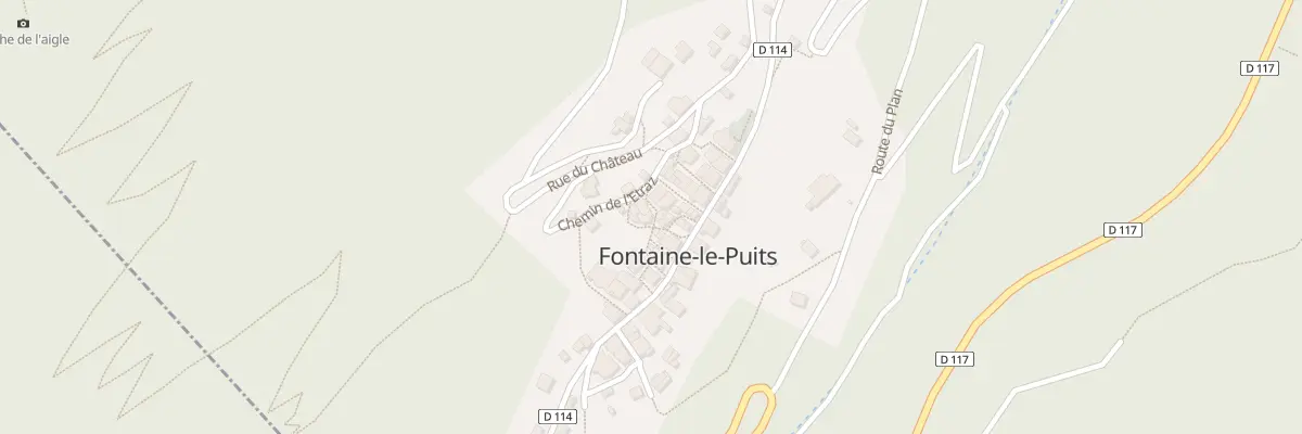 Plan du 5102 Le Chef Lieu à Salins-Fontaine