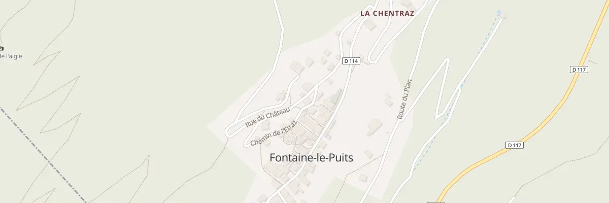 Plan du 5026A Le Chef Lieu à Salins-Fontaine