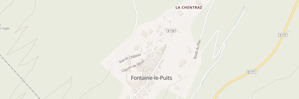 Plan du 5026B Le Chef Lieu à Salins-Fontaine