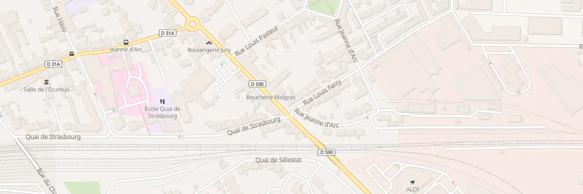 Plan du 3 Rue Louis Ferry à Lunéville