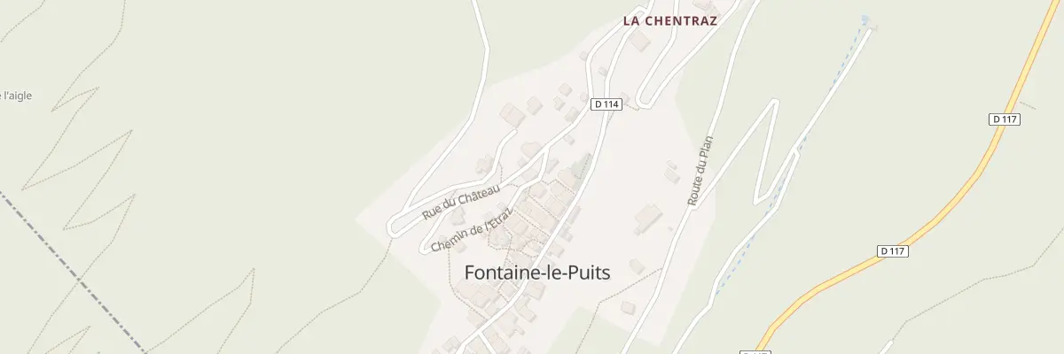 Plan du 5026 Le Chef Lieu à Salins-Fontaine