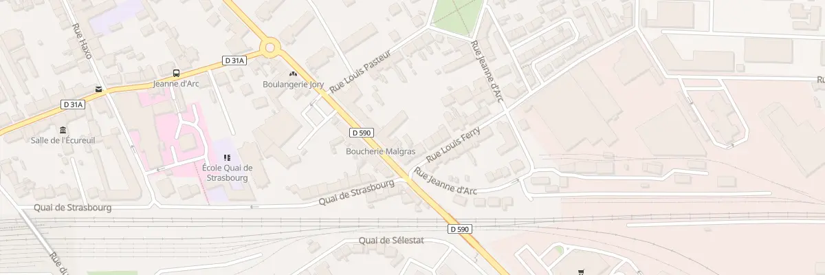 Plan du 5 Rue Louis Ferry à Lunéville