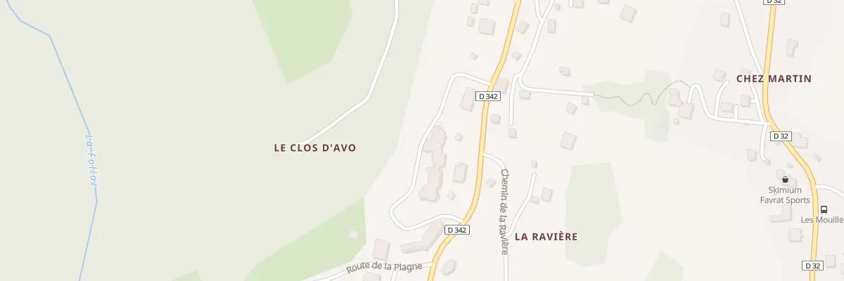 Plan du 1022 Rte d’Hirmentaz à Bellevaux
