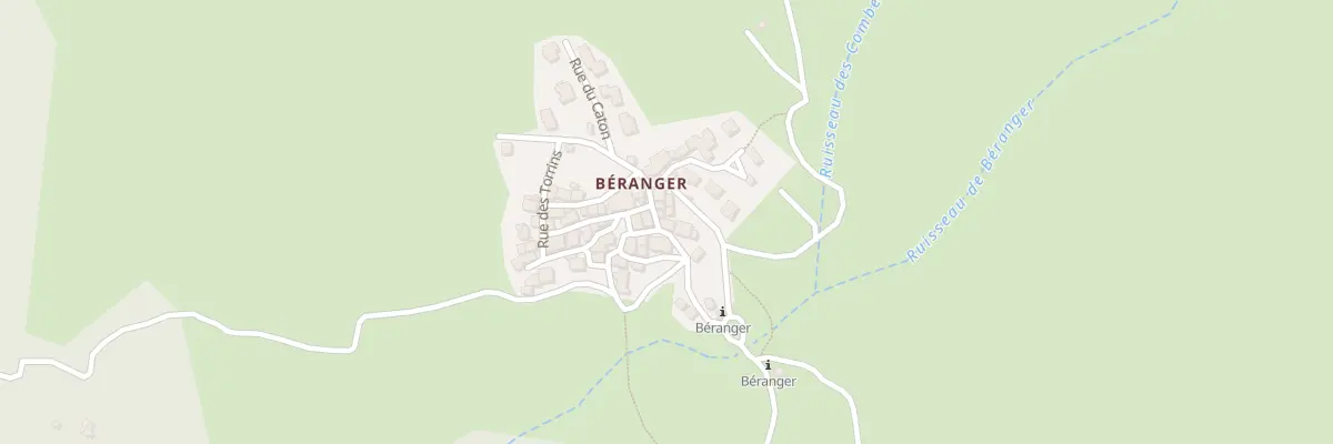 Plan du 2981 Rte de Béranger aux Belleville