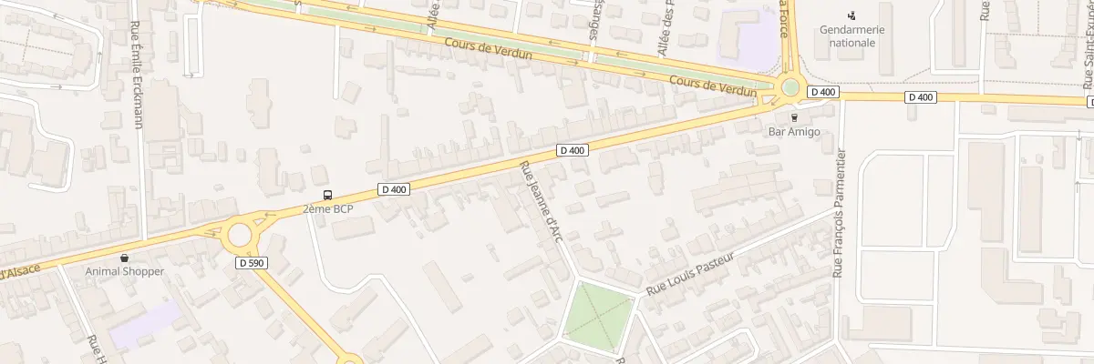 Plan du 22 Av Voltaire à Lunéville