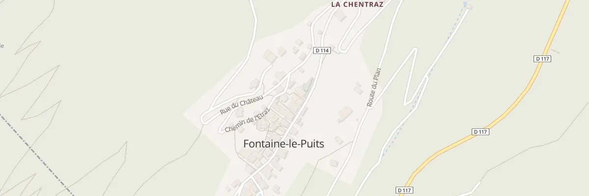 Plan du 5038 Le Chef Lieu à Salins-Fontaine