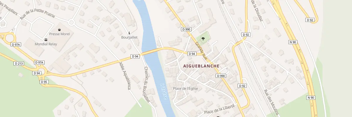 Plan du 207 Rue Richard Curt à Grand-Aigueblanche