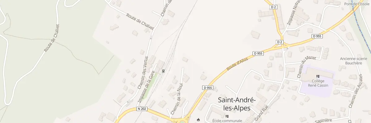 Plan du 146 Che de la Noui à Saint-André-les-Alpes