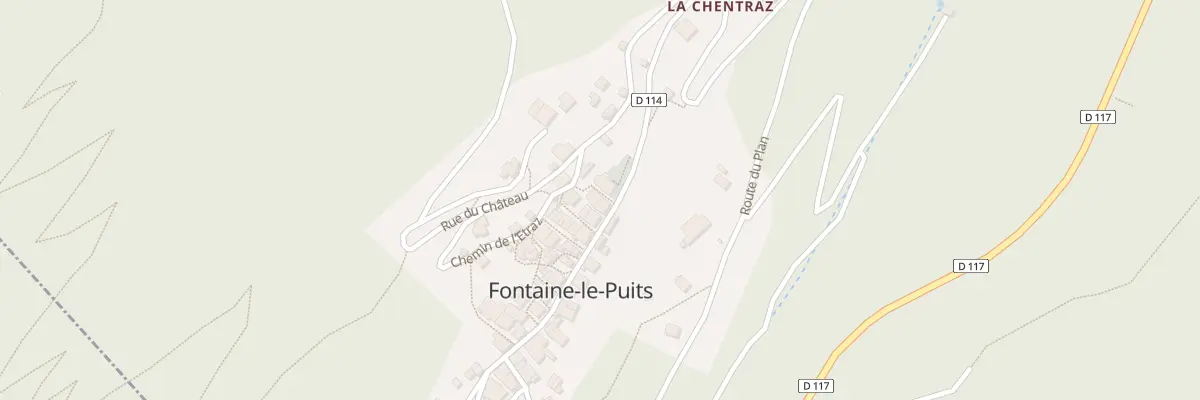 Plan du 5039 Le Chef Lieu à Salins-Fontaine