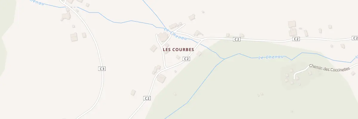 Plan du 594 Rte du Col des Arces à Lullin