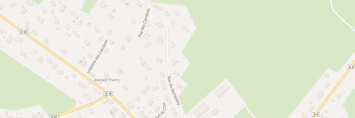 Plan du 10 Rue du Rechassey à Athesans-Étroitefontaine