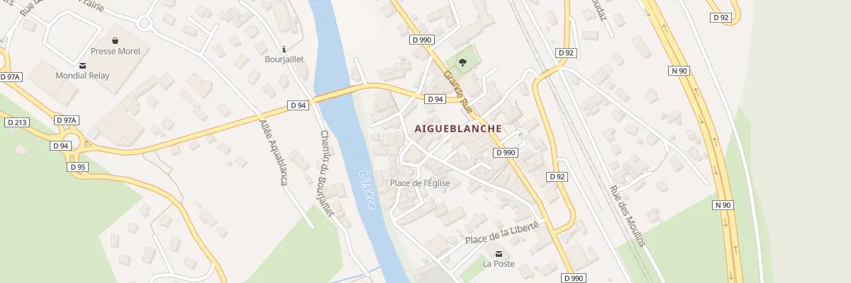 Plan du 156 Rue Richard Curt à Grand-Aigueblanche