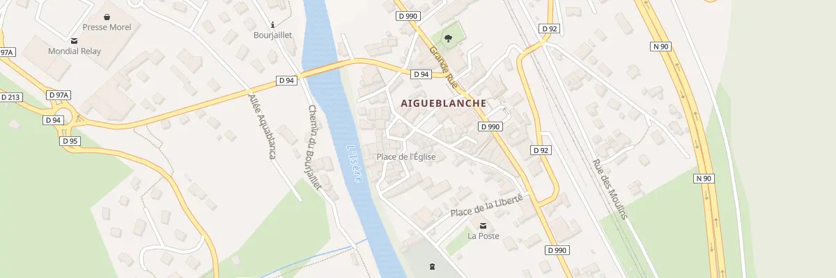 Plan du 125 Rue Richard Curt à Grand-Aigueblanche