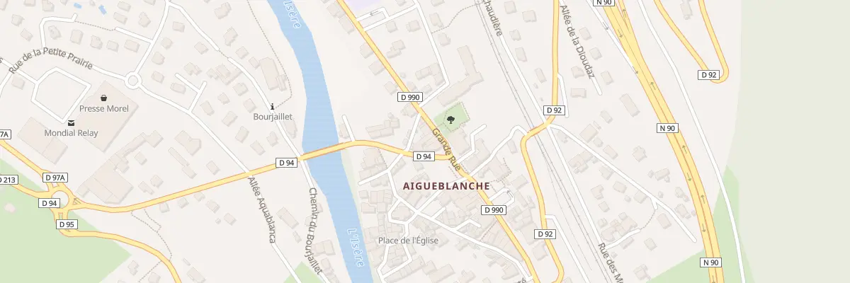 Plan du 5180 Rue du Pont à Grand-Aigueblanche