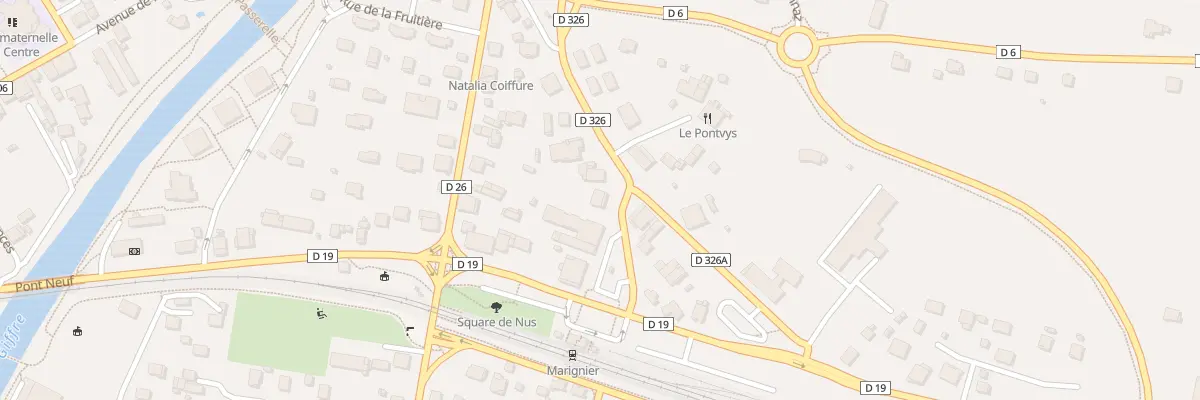 Plan du 95 Av des Deux Gares à Marignier