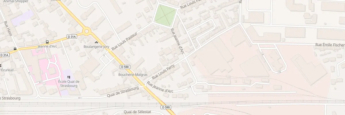 Plan du 17 Rue Louis Ferry à Lunéville