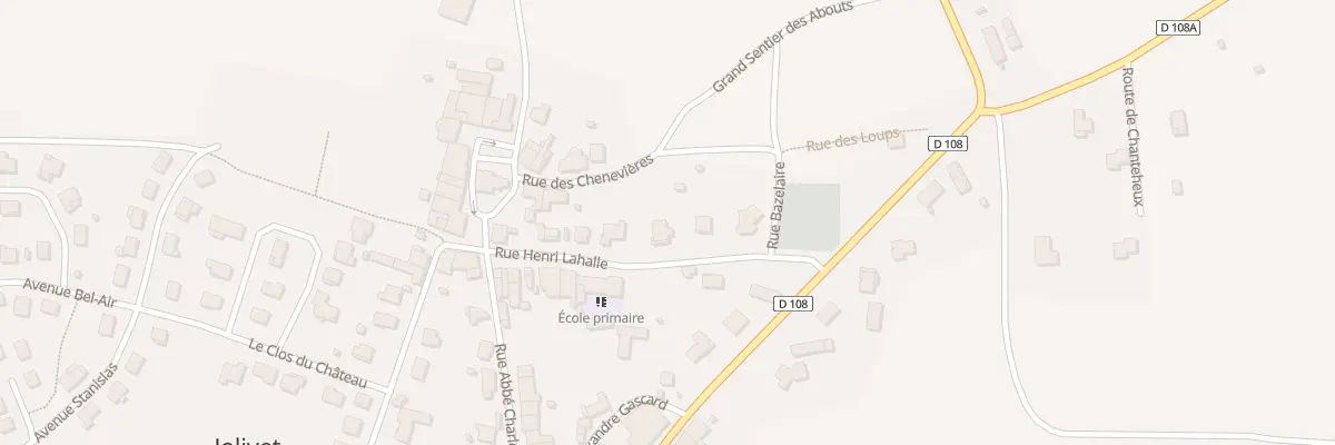 Plan du 7 Rue Henri Lahalle à Jolivet