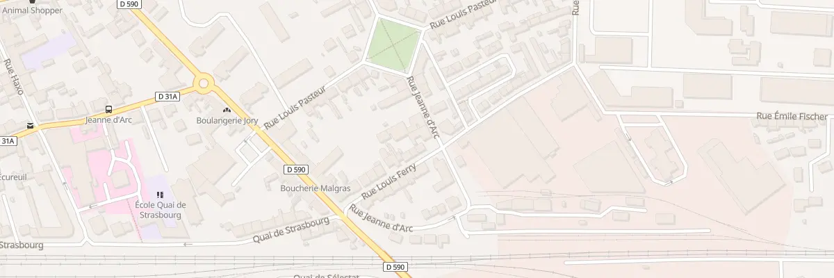Plan du 19B Rue Louis Ferry à Lunéville