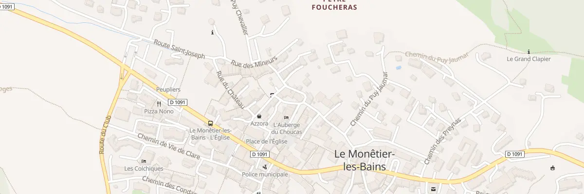 Plan du 161 Rue de Bretagne au Monêtier-les-Bains