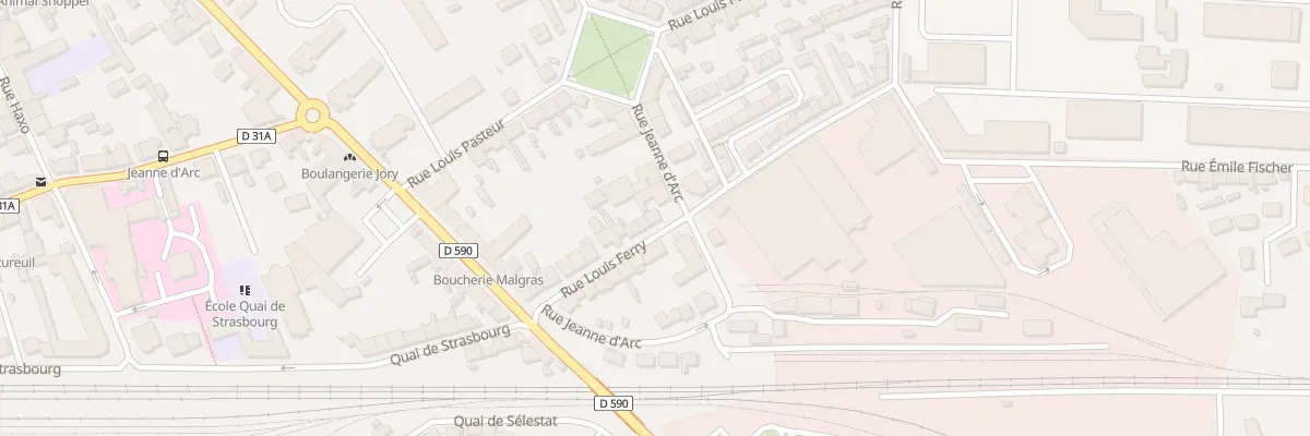 Plan du 19 Rue Louis Ferry à Lunéville