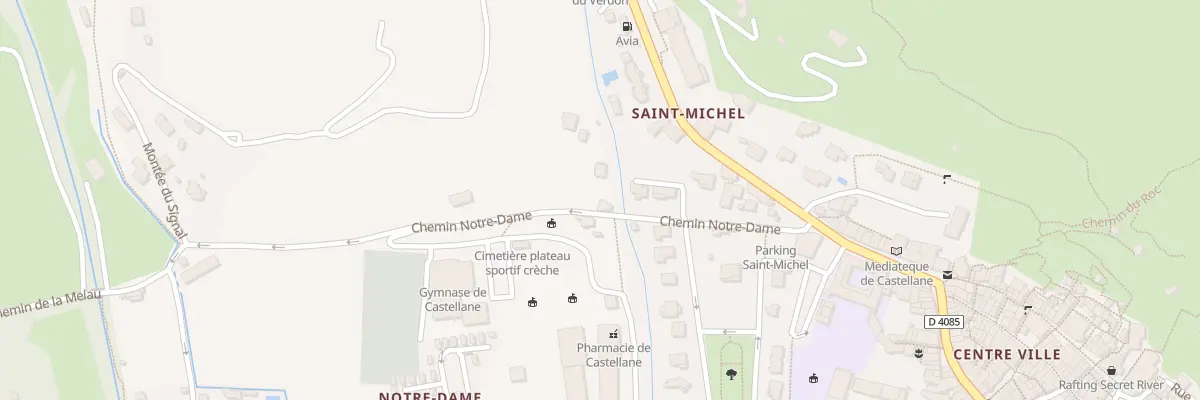Plan du 5100 Signal à Castellane