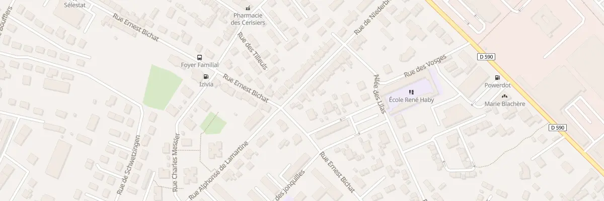 Plan du 4 Rue de Niederbronn à Lunéville