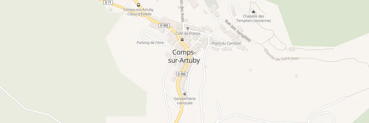 Plan du 38 Av de Chamay à Comps-sur-Artuby