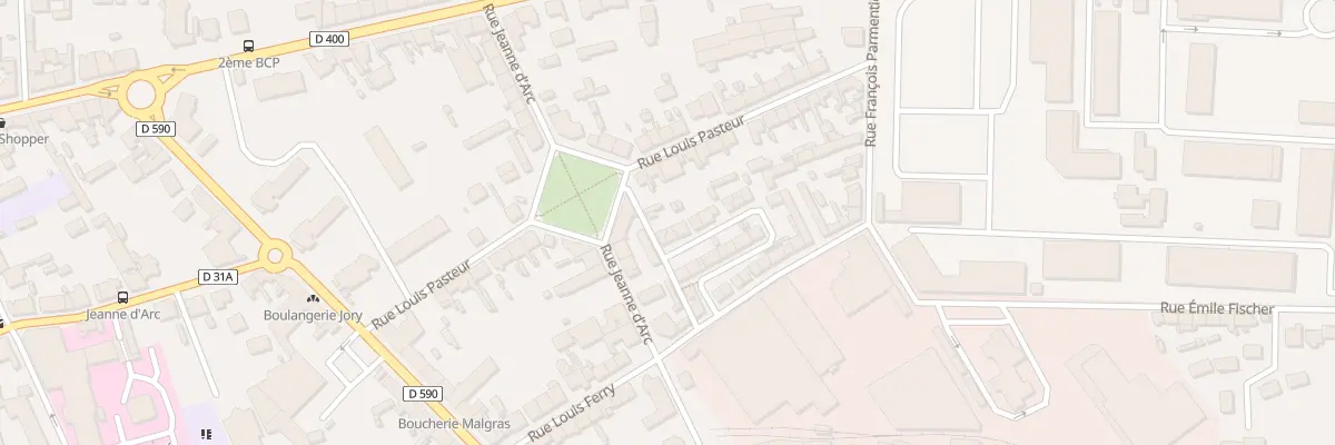 Plan du 29N Rue Louis Ferry à Lunéville