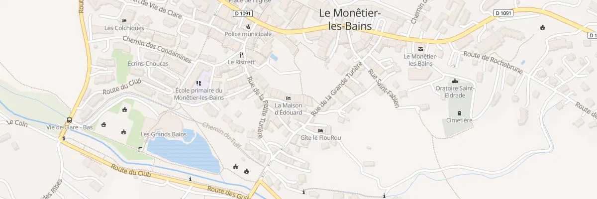 Plan du 63 Rue Saint-andré au Monêtier-les-Bains