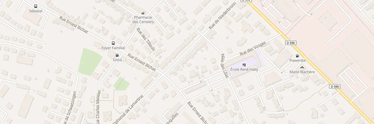 Plan du 10 Rue de Niederbronn à Lunéville