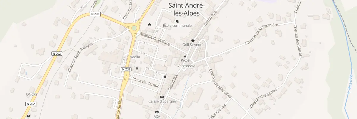 Plan du 5305 Pl Charles Bron à Saint-André-les-Alpes