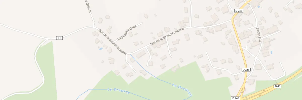 Plan du 275 Rue de la Grand Fontaine à Longchamp