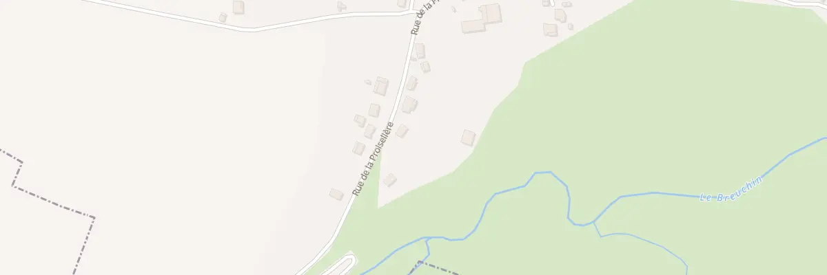 Plan du 10 Rue de la Proiselière à Sainte-Marie-en-Chanois