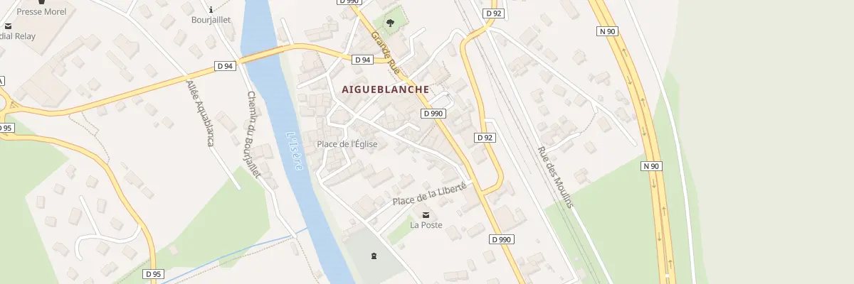 Plan du 50 Rue Richard Curt à Grand-Aigueblanche