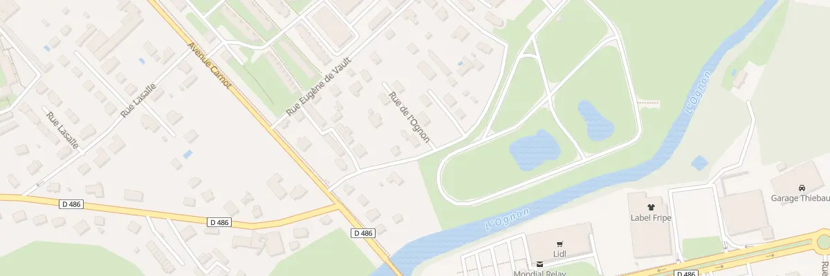 Plan du 9 Rue de l’Ognon à Lure