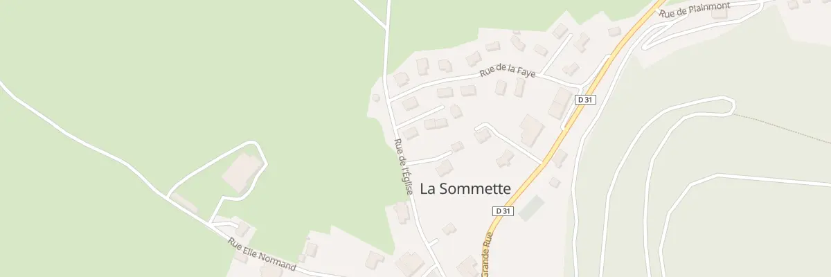 Plan du 8 Rue de l’Eglise à La Sommette